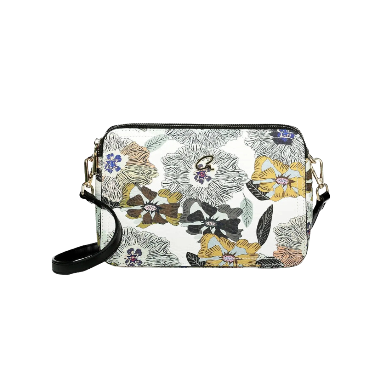 Bandolera con Estampado Floral