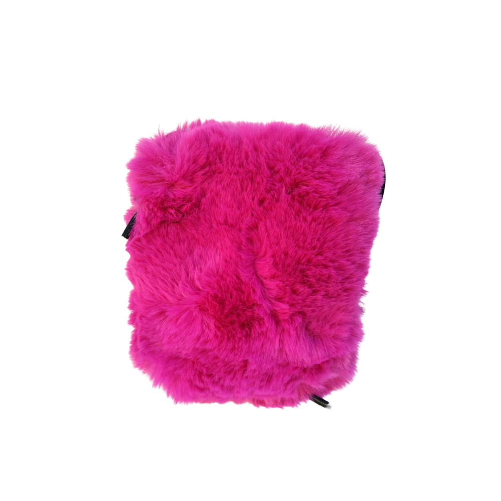 Bolso Bandolera Pelo Rosa