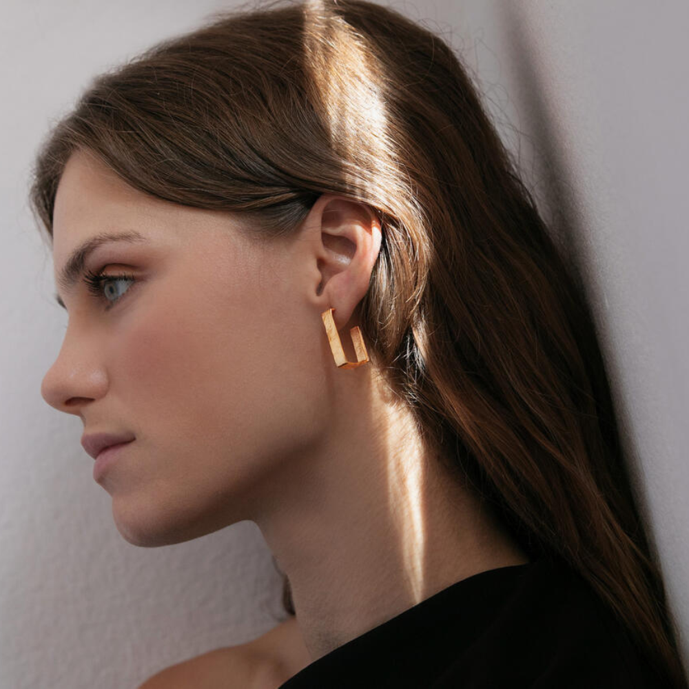 Pendientes Dorados Lignis