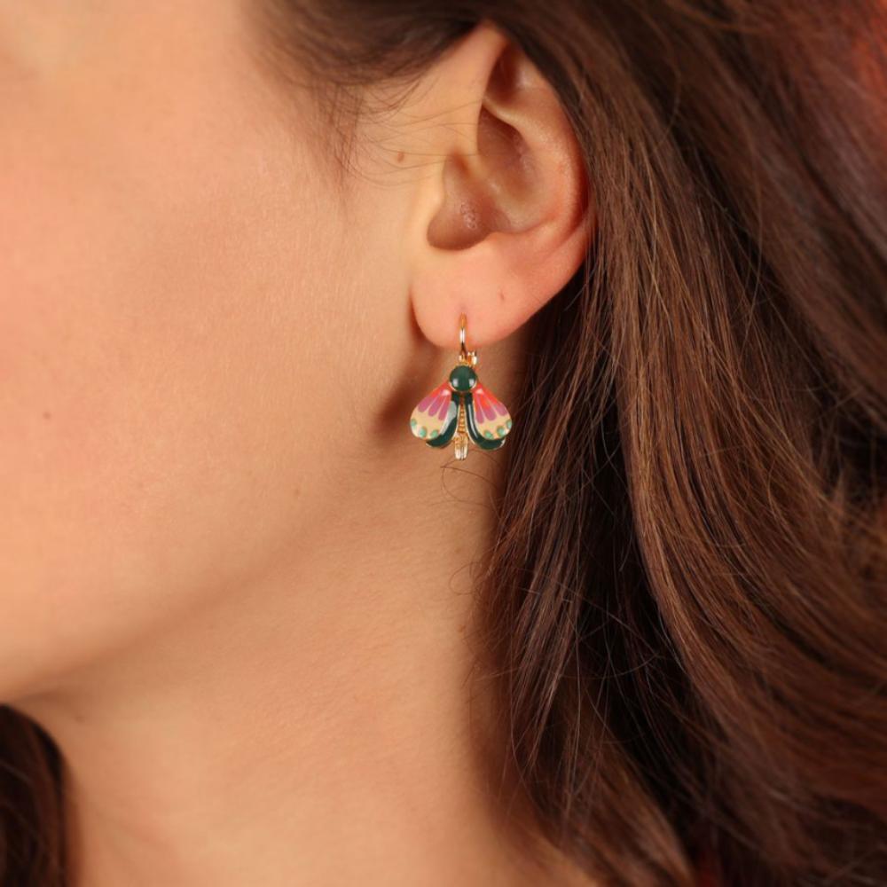 Pendientes Mariposa Verdes Fantasía