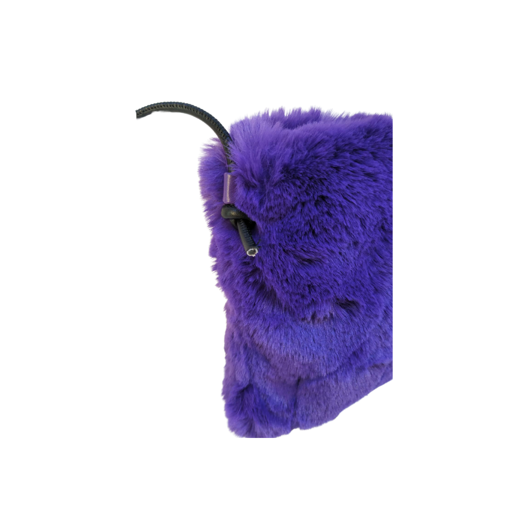 Bolso Bandolera Pelo Morado