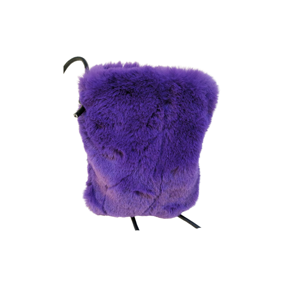 Bolso Bandolera Pelo Morado