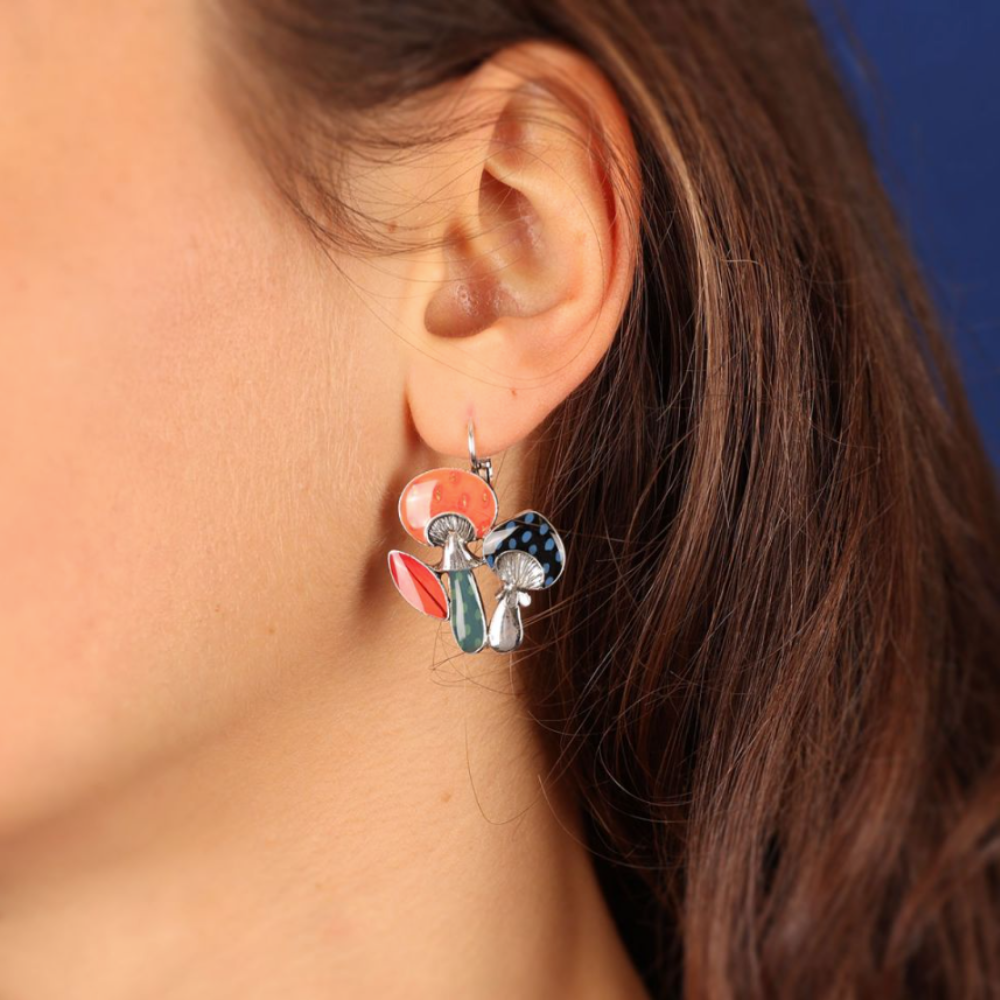 Pendientes Setas Cortos Fantasía