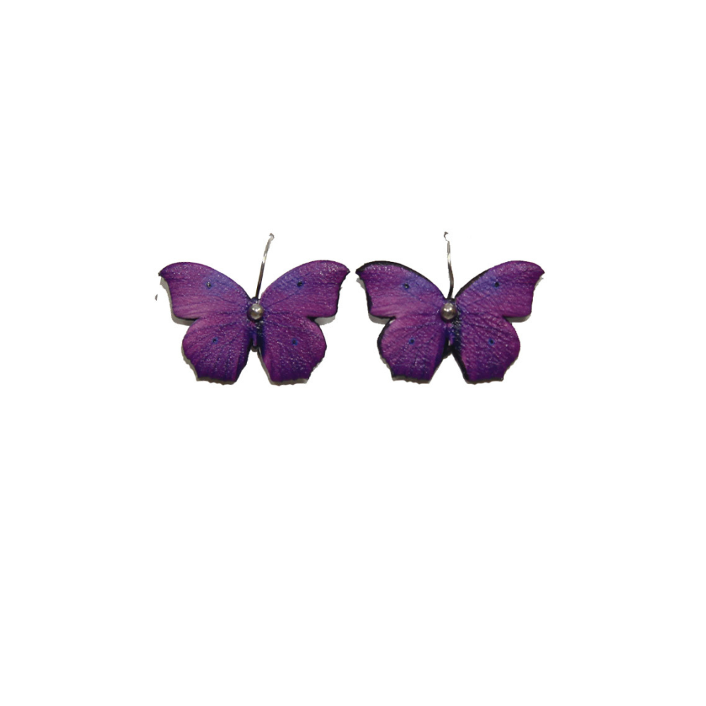 Pendientes Mariposa Morada