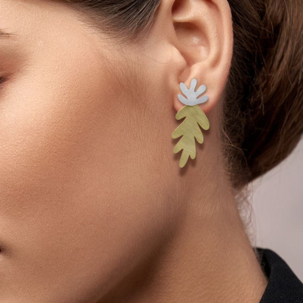 Pendientes Lucía Pequeño Oro y Plata