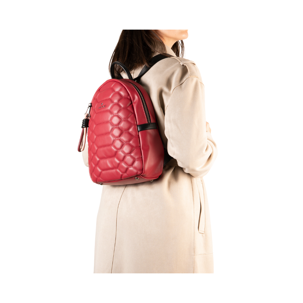Bolso Mochila Roja