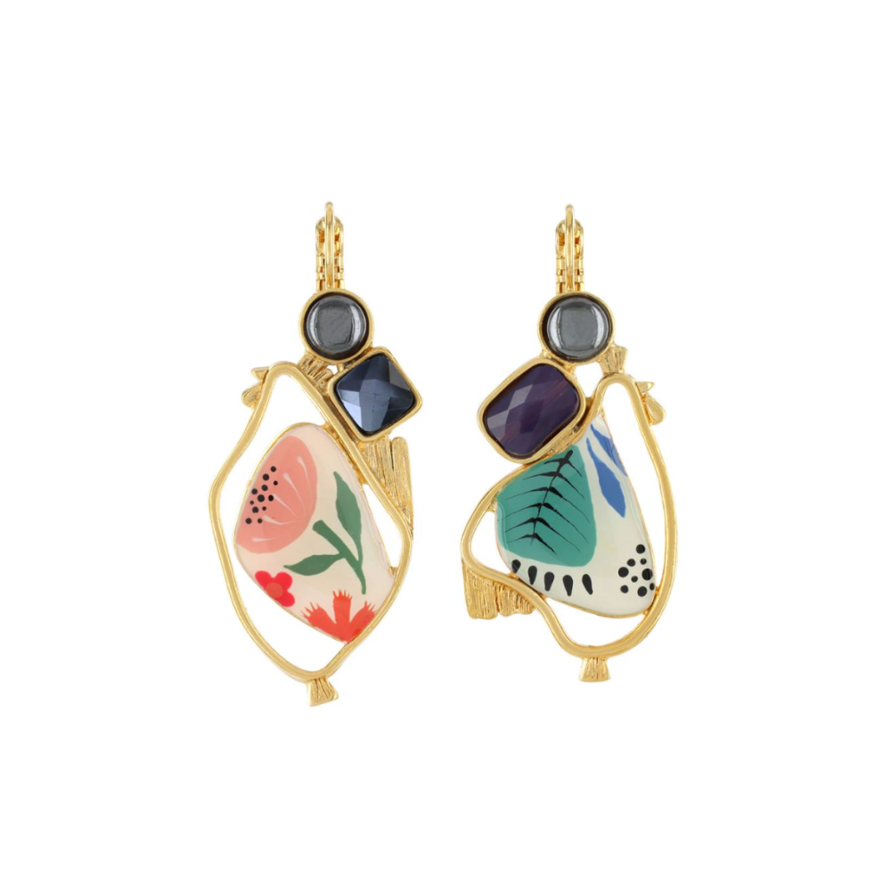 Pendientes Gallina Oro Fantasía