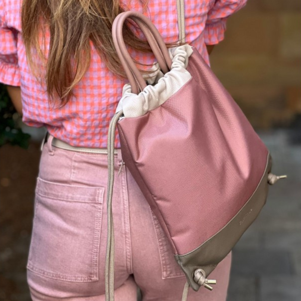 Bolso Mochila Atalaya Topo Rosa