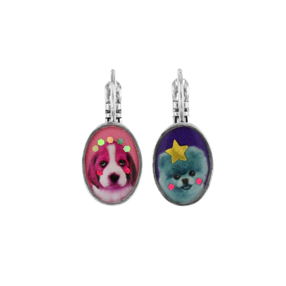 Pendientes Perros Lentejuelas