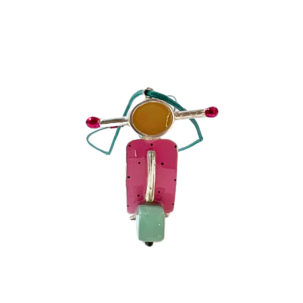 Colgante Vespa Rosa