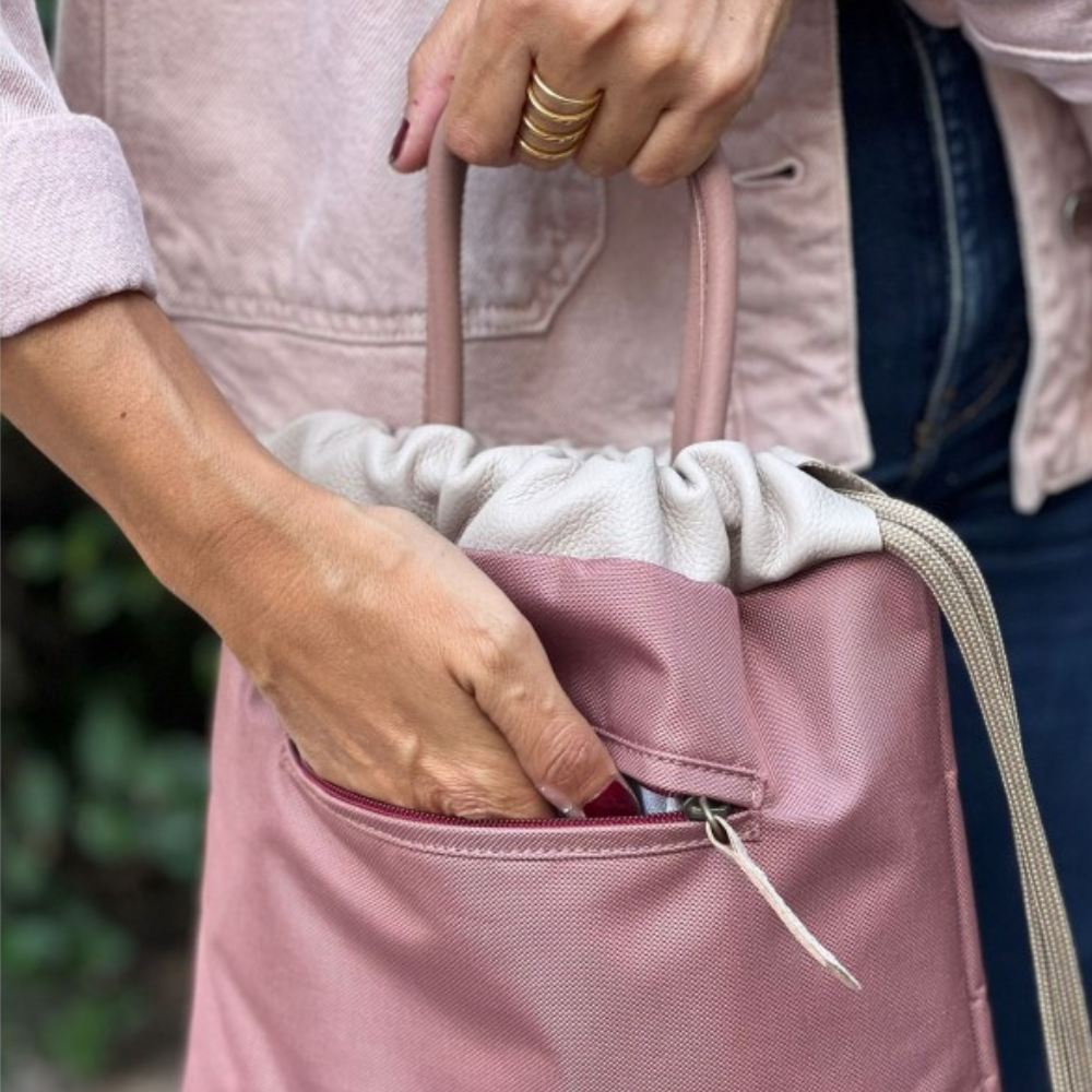 Bolso Mochila Atalaya Topo Rosa