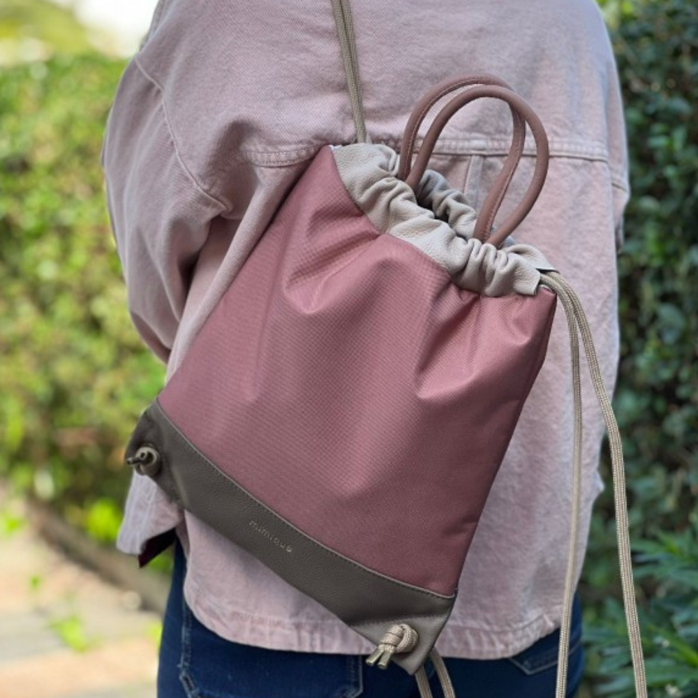 Bolso Mochila Atalaya Topo Rosa