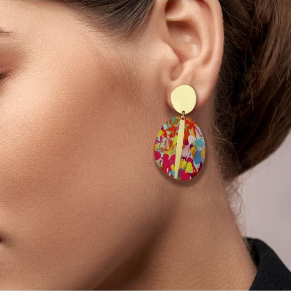 Pendientes Botánico Oro