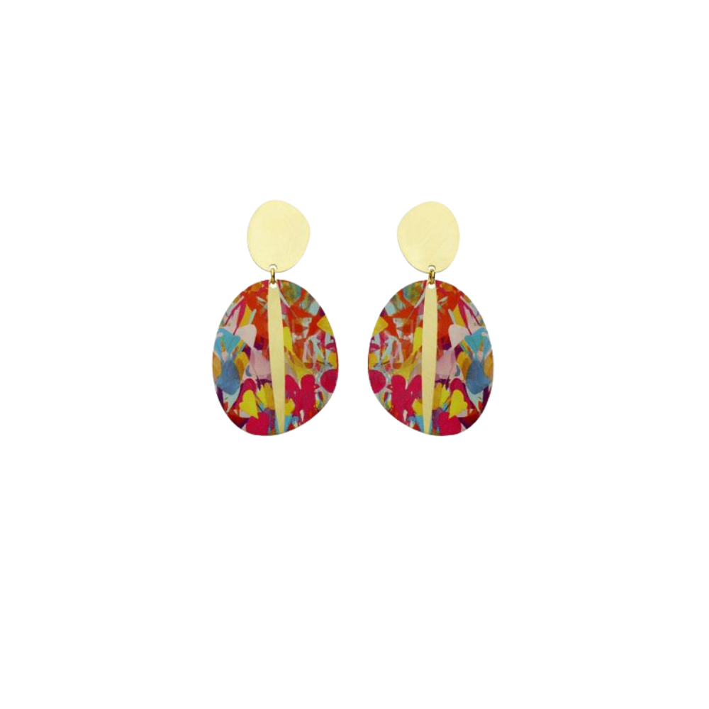 Pendientes Botánico Oro