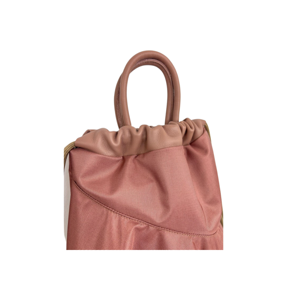 Bolso Mochila Zahora Topo Rosa