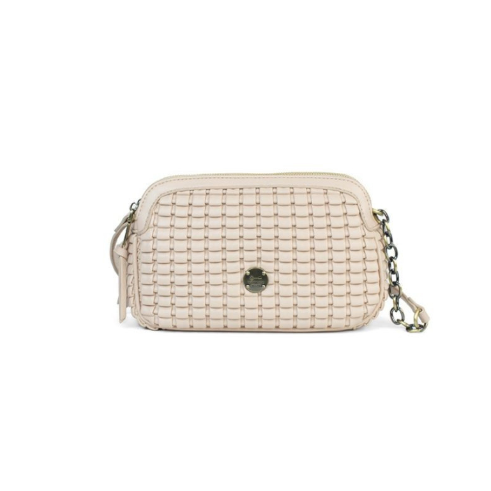 Bolso Bandolera Wrinkled Blanco