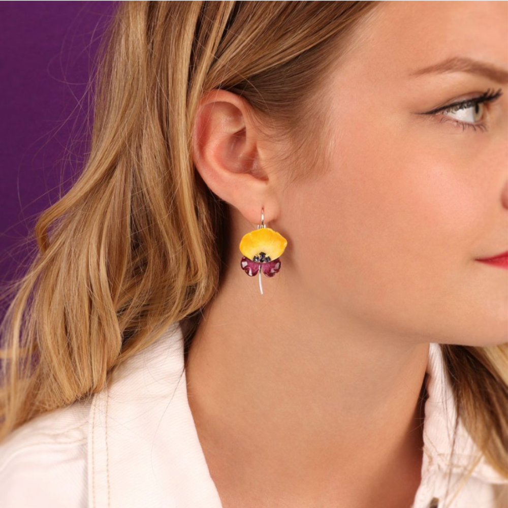 Pendientes Bloom Amarillo