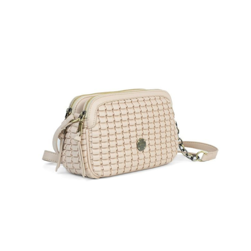 Bolso Bandolera Wrinkled Blanco