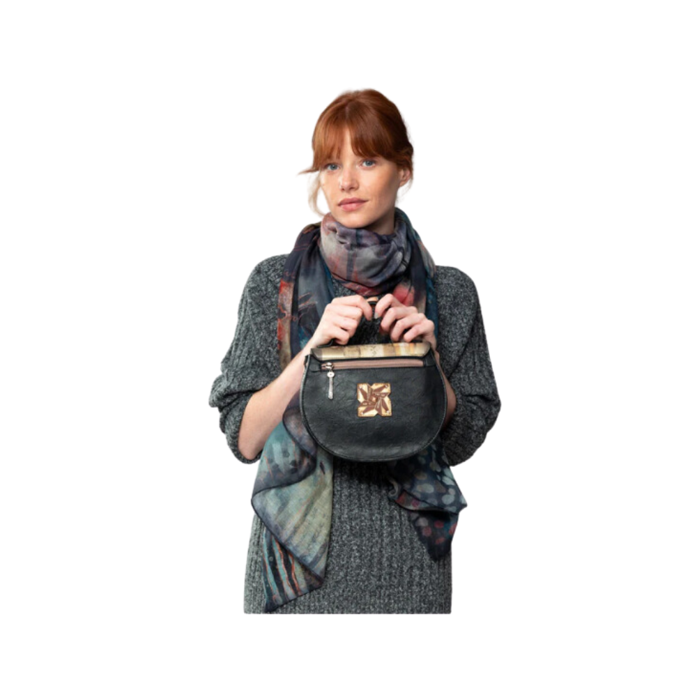 Bolso Ovalado con Solapa Shōen
