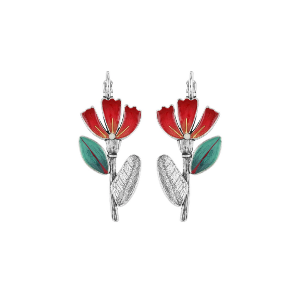 Pendientes Amapolas Fantasía