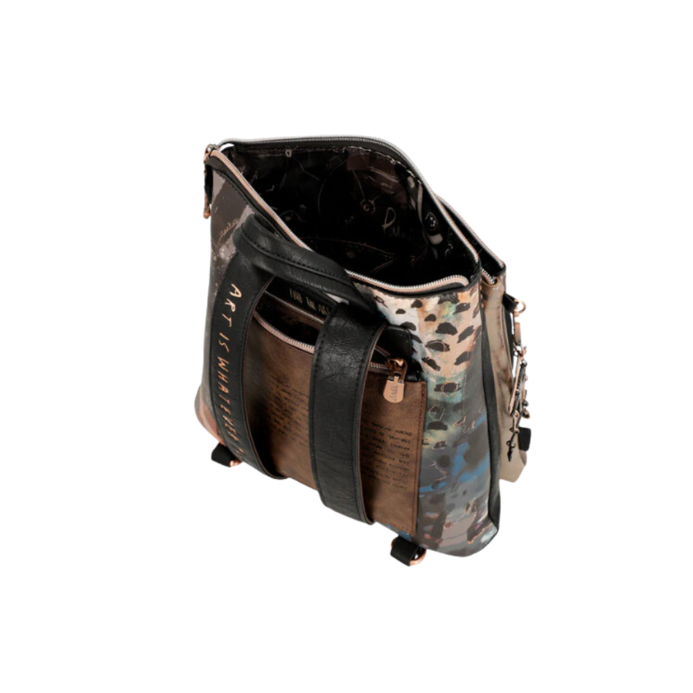 Mochila Mediana Negra Shōen