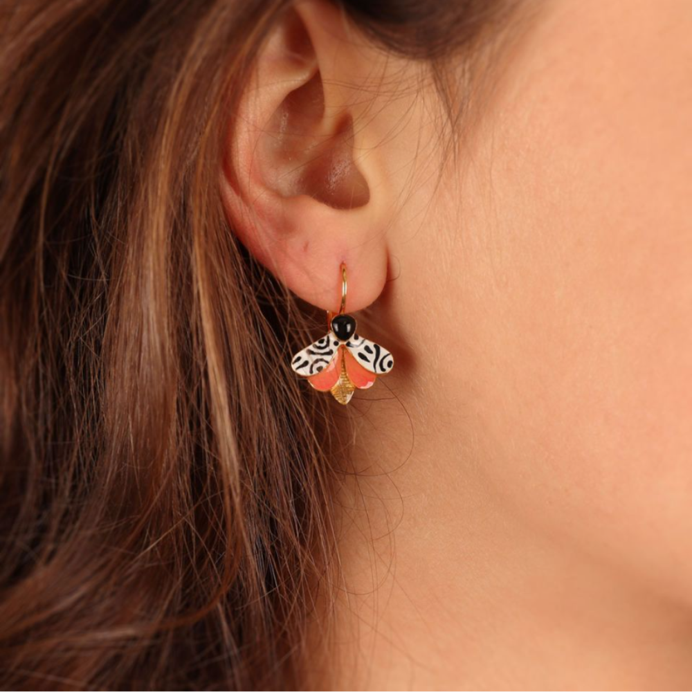 Pendientes Mariposa Flor Fantasía