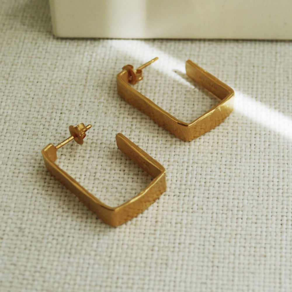 Pendientes Dorados Lignis