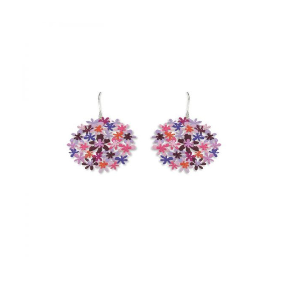Pendientes Bouquet en Plata Pequeños
