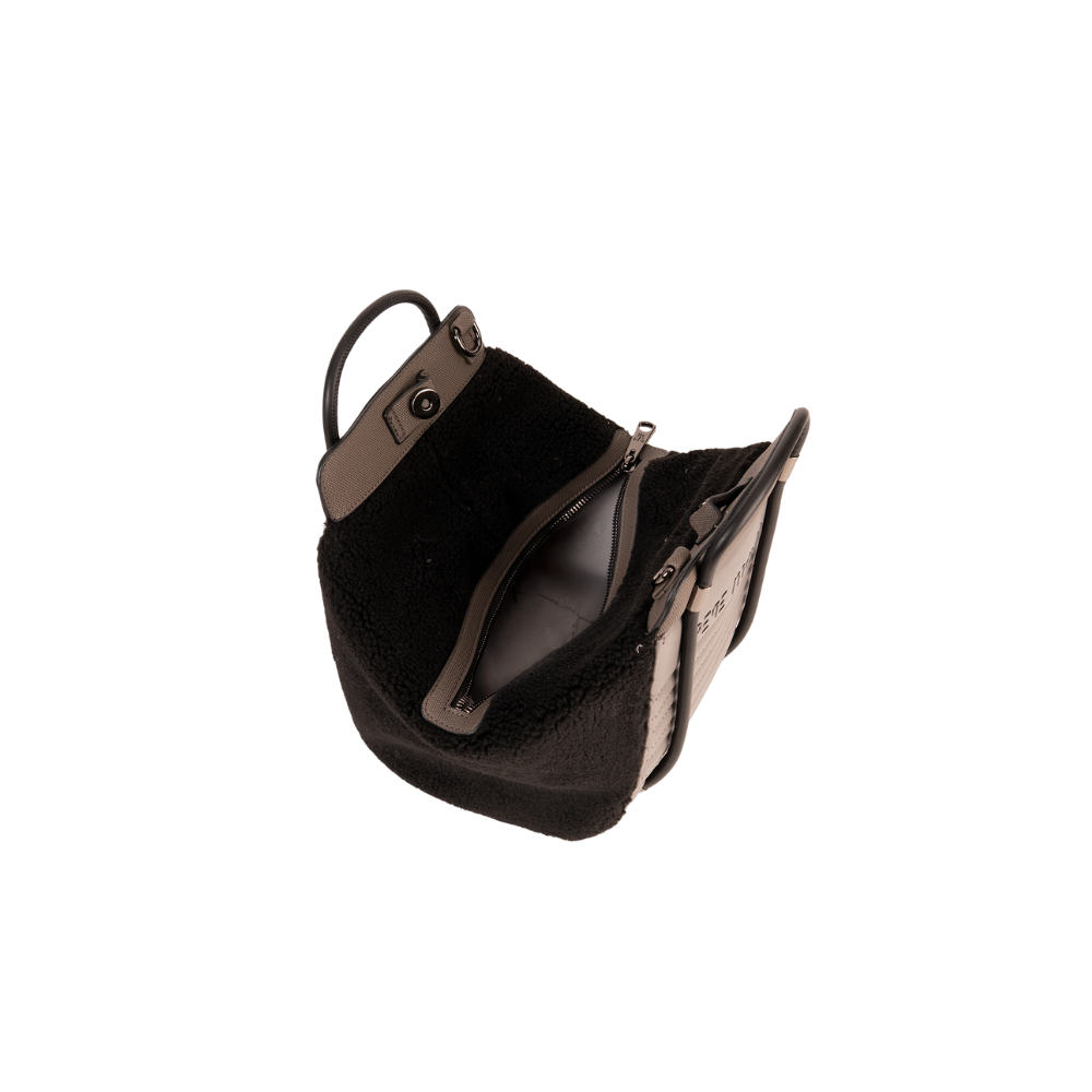Bolso de mano Gris