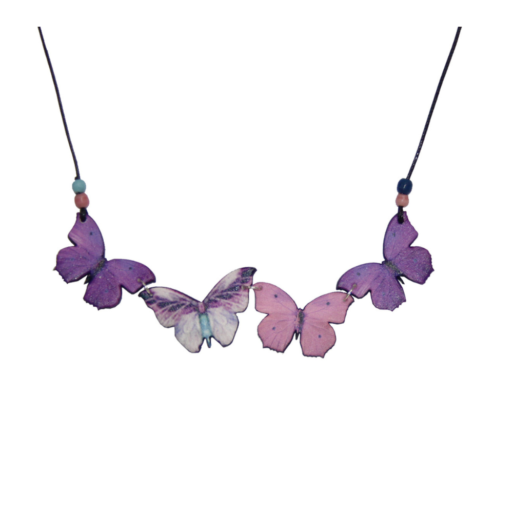 Gargantilla Cuatro Mariposas
