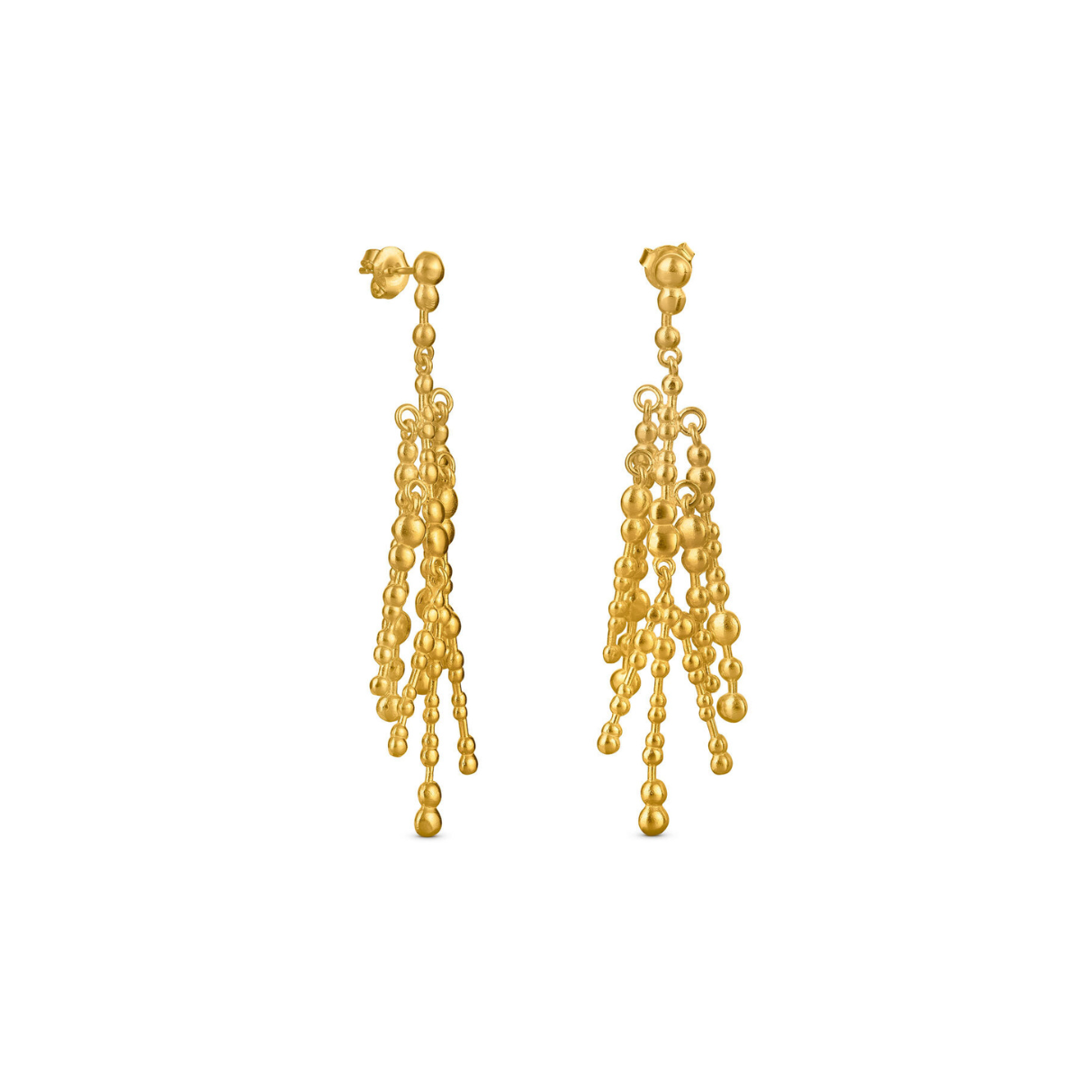 Pendientes Colgantes Dorados Malvasia