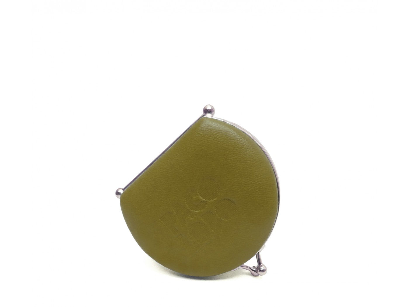 Monedero Plegable de Piel Verde